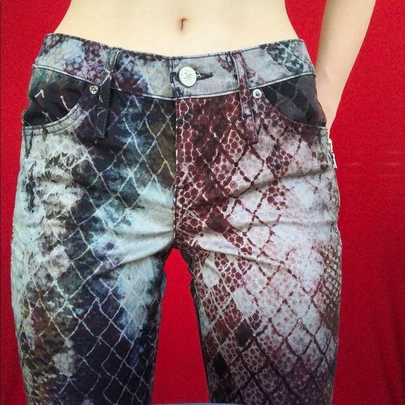 Calvin Rucker heartbreaker animal printed jeans - Picture 3 of 8